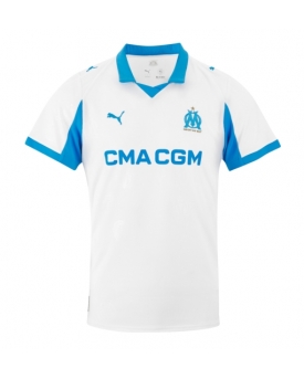 Olympique de Marseille Maglia Gara Casa Repliche 2025-26 Maniche Corte